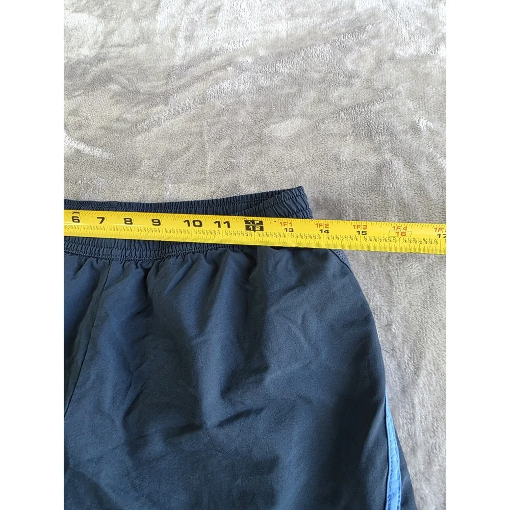 Nike Dri-FIT Women's Small Gray Blue Running Shorts Athletic Activewear